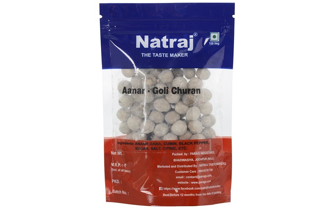Natraj Aanar - Goli Churan    Pack  125 grams